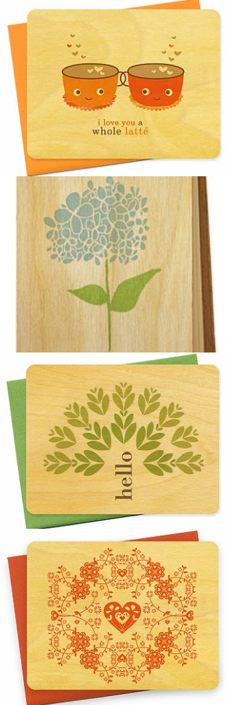 wood stationery