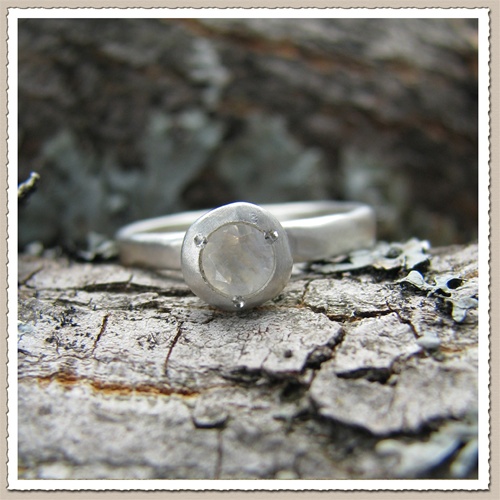 moonstone engagement ring