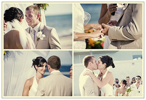 beach wedding ceremony