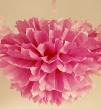 paper tissue pom pom