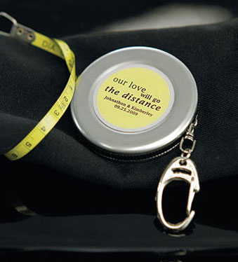 measuring tape wedding favor