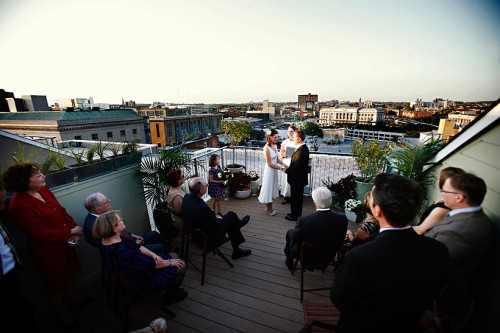  rooftop ceremony
