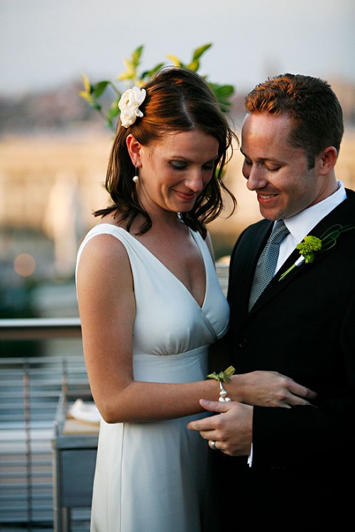 rooftop wedding ceremony