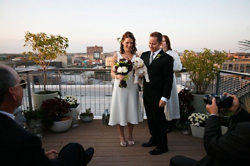 rooftop wedding