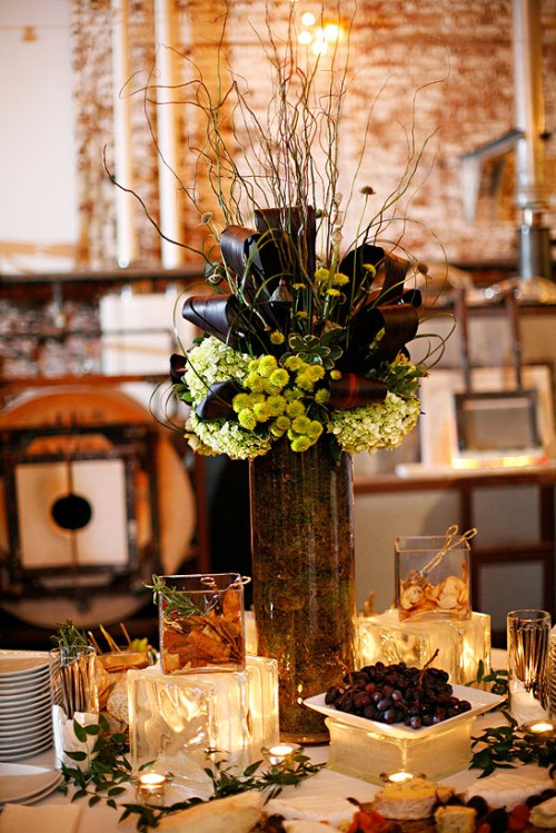 tall wedding centerpiece