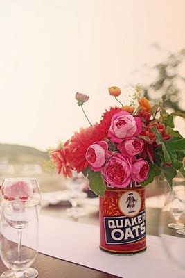 tin centerpieces