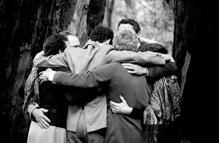 wedding in the woods