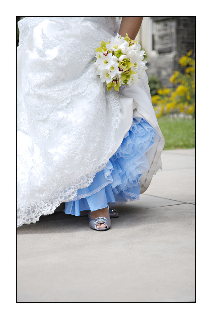 blue crinoline