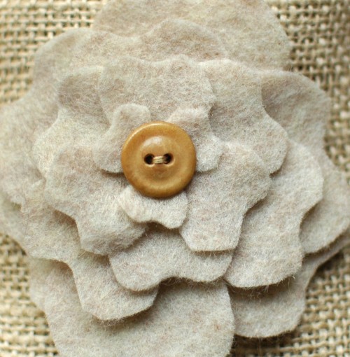 felt flower