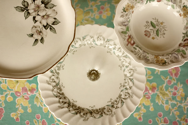 vintage cake stands