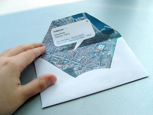 map envelope