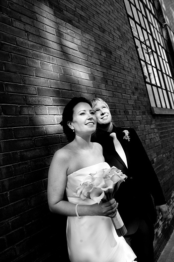 film noir wedding