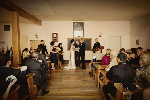 schoolhouse wedding