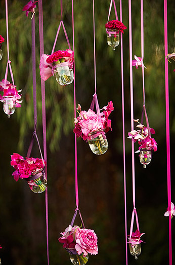 hanging flowers