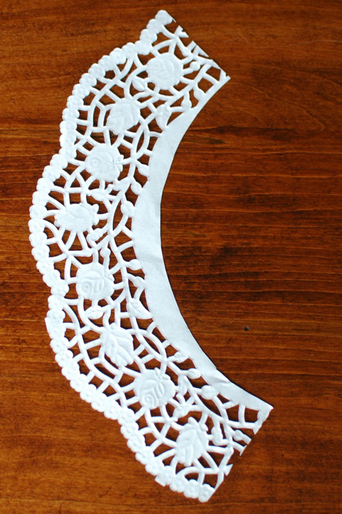 paper doilies for cupcakes