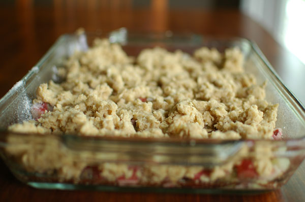 rhubarb crisp