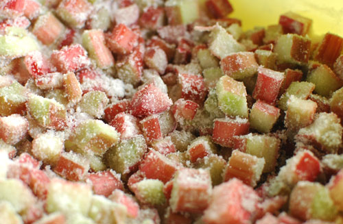 rhubarb dessert