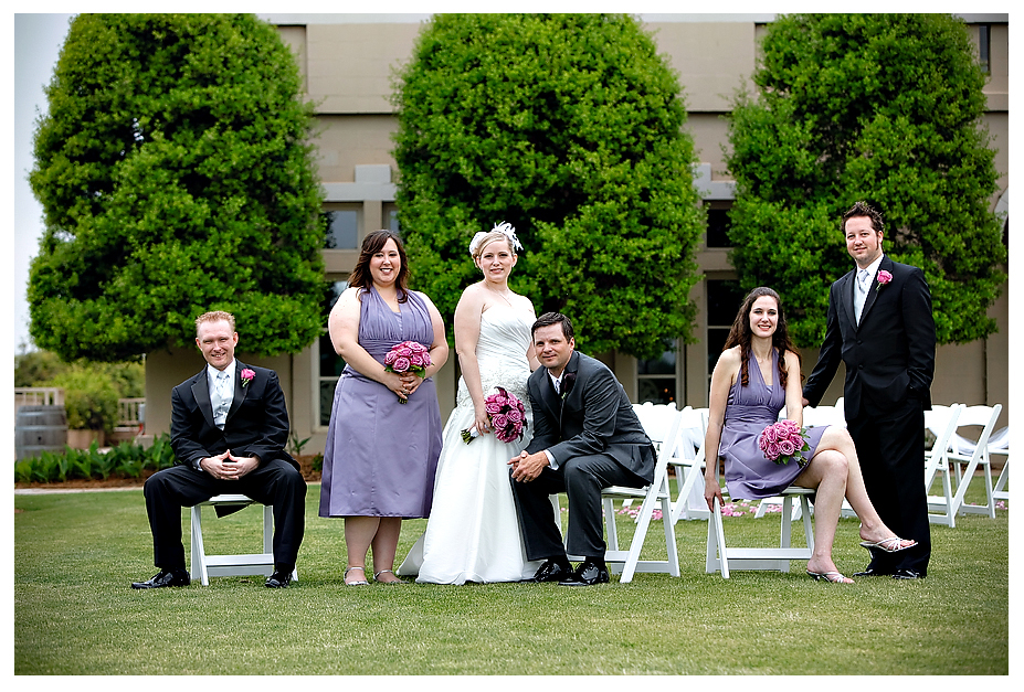 purple bridesmaid dresses outdoor wedding