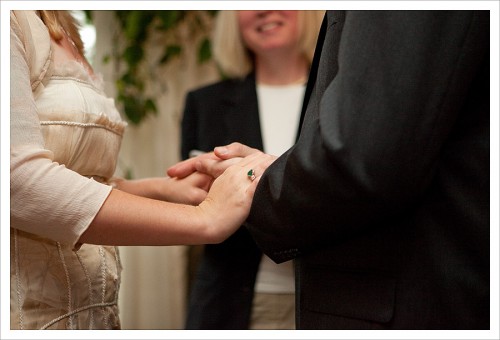 couple holding hands