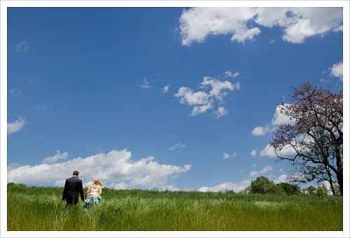 couple in meadow