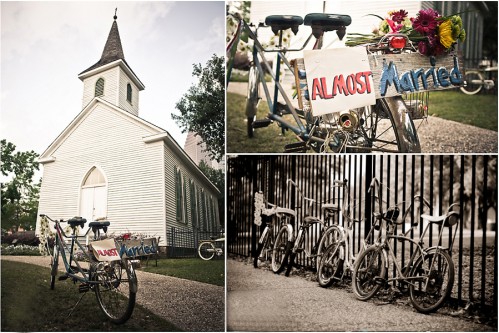 bicycle wedding