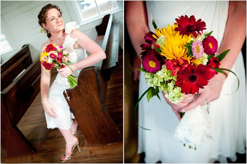 mixed wedding bouquet