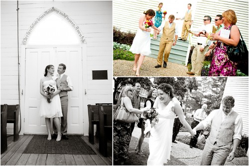 couple after ceremony