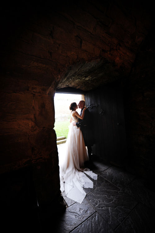 couple in doorway