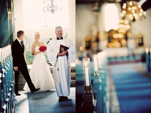 wedding ceremony in sweden