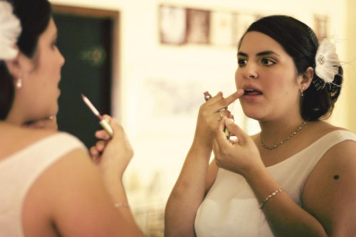 bride getting ready