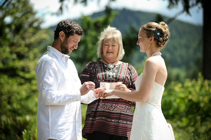 an intimate outdoor wedding in wa