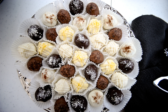 chocolate truffles for wedding