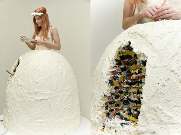 wedding cake dress
