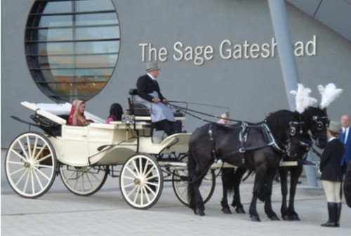 bradfordWedding Arrival at the Sage