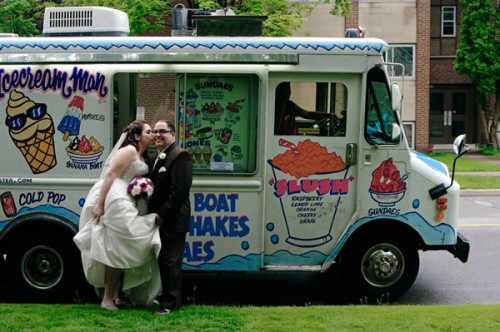 ice cream truck wedding