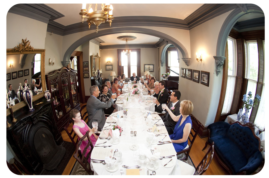 dinner at blomindon inn nova scotia