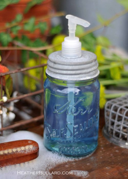 mason jar soap dispenser