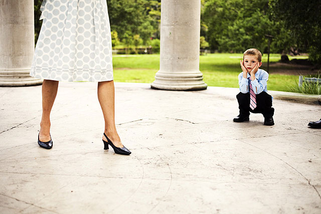 child at wedding