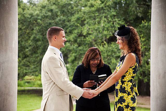 wedding ceremony outdoors new orleans