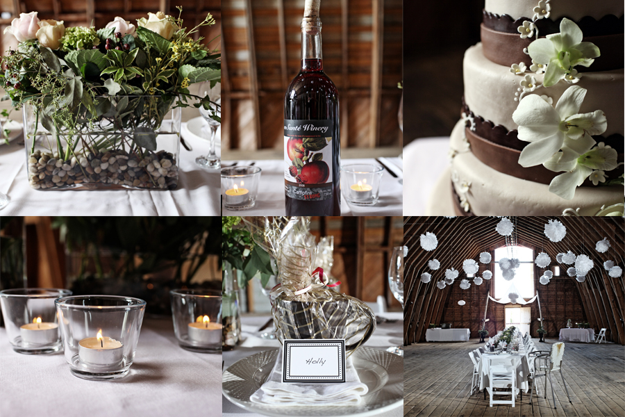 barn wedding reception decor