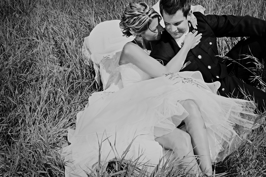 couple in a wheat field