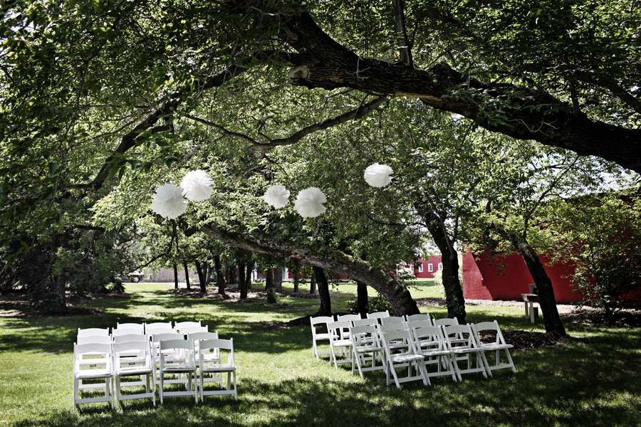 outdoor wedding ceremony