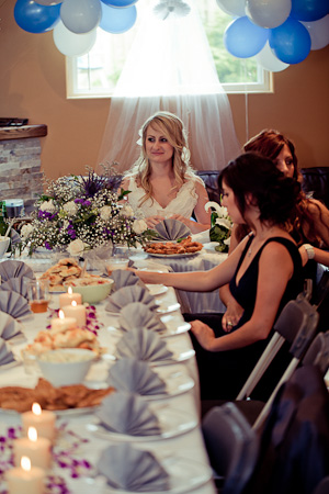 bride at head table