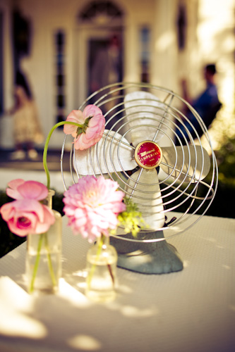 vintage fan decor