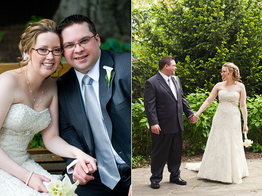 bride and groom portraits