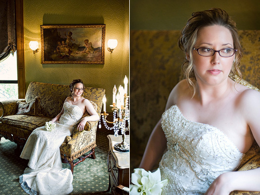 Bride portrait at the Whitney