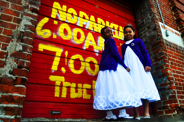 flower girls at wedding