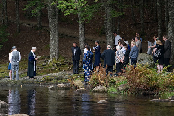 National park wedding ceremony