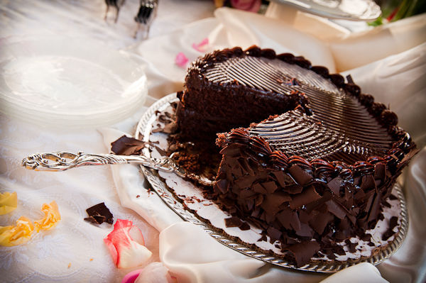 ChIếc bánh sô- cô- la ngọt ngào và ngon miệng là lời cảm ơn dành cho khách mời. 
