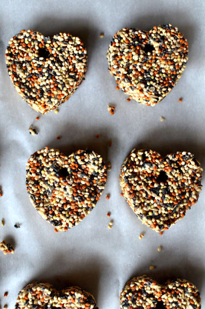 birdseed hearts